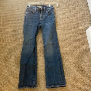 Jeans .. madewell cali Demi boot size 23